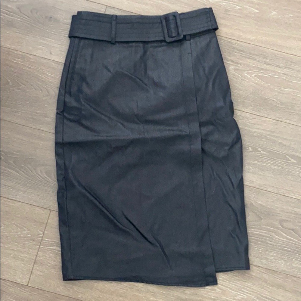 Eva Mendes Pencil Skirt Black